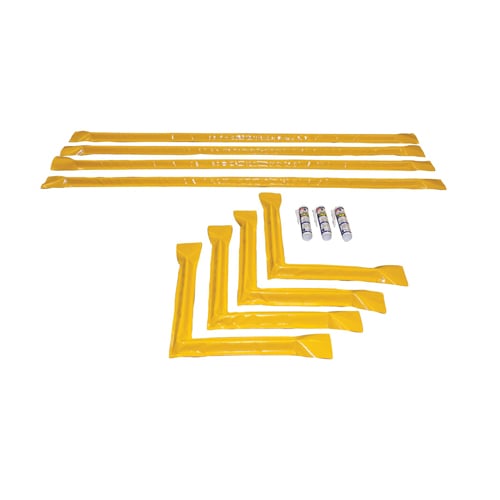 <h1>Spill Bundstrip Kit</h1>
<p><span>Create a secure bund-area with crush resistant foam-filled strips, covered in a yellow PVC outer.</span></p>