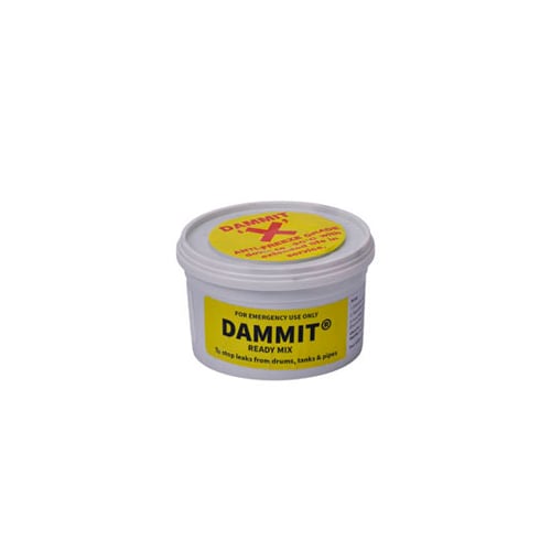 <h1>500g Dammit® Clay Plugging Steel Drum Plug</h1>
<p><span>Ready to use and specifically developed for the emergency sealing of leaks from holes, tears and ruptures.</span></p>